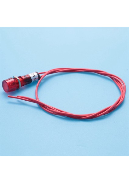 20X Neon Gösterge Pilot Sinyal Lambası Kırmızı Işık Ac 250V W2 Kablolar (Yurt Dışından) indirimleri