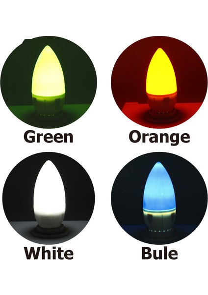 E14 LED Renk Mum Ucu Ampul Renkli Mum Işığı Kırmızı (Yurt Dışından) indirimleri