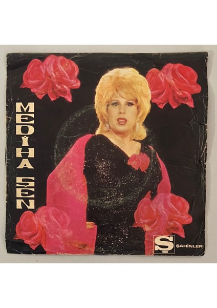 Mediha Şen Alım Yeşilim Sarım - Bu Yara Başka Yara 45 Lik Plak (Orijinal 1973 Dönem Baskı Plak)