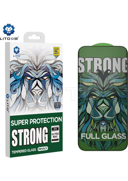 D+ Max Privacy Strong Glass iPhone 14 Pro Max Ekran Koruyucu