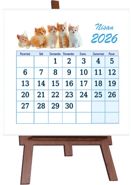 2026 Yılı Şövaleli Özel Resimli Takvimler