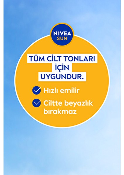 Sun SPF30 Güneş Koruyucu Losyon 200 ml Tüm Cilt Tipleri İçin 48 Saat Nemlendirici