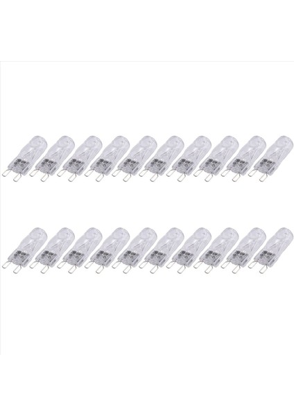 40PCS G9 Halojen Ampuller 60W Clear Halojen Lambalar Dimmable Sıcak Beyaz 2800K Avizeler Kolyeler Manzara Işıkları (Yurt Dışından) fırsatları