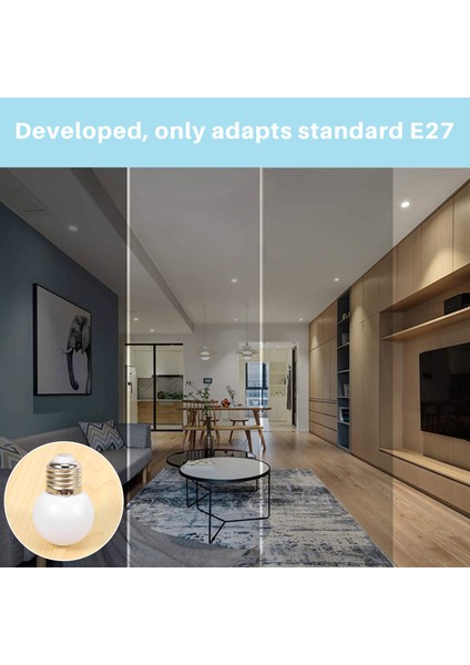 E27 LED Açık Beyaz Ampul Plastik Ampul (0 5W Güç Beyaz) (Yurt Dışından) fiyatları