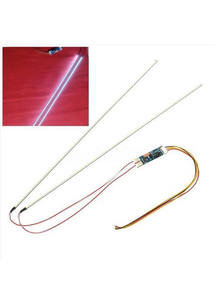 6x Beyaz LED Ayarlanabilir Arka Işık Yükseltme Kiti LED Işık LED Monitör Desteği 17 Inç 19INCH 22 Inç 490MM (Yurt Dışından) fiyatları