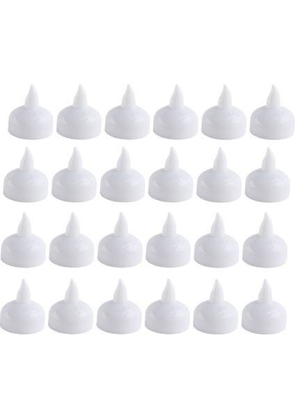 24 Paket Su Geçirmez Alevsiz Yüzen Tealights Sıcak Beyaz Pil Titreşen LED Çay Işıkları Mumlar - Düğün Parti Merkez Parçası Havuz ve Spa (Yurt Dışından) fırsatları