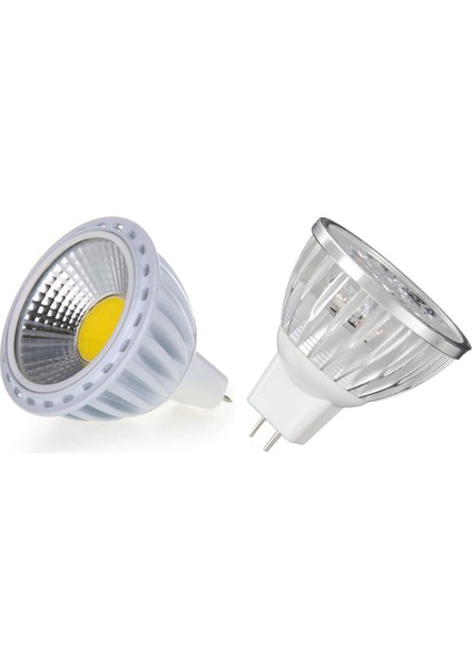 2pcs Gu5 3 / MR16 6W Cob LED Lamba Ampul Ampulü 4W Dimmabable MR16 LED Ampul / 3200K Sıcak Beyaz LED Spot Işığı (Yurt Dışından)