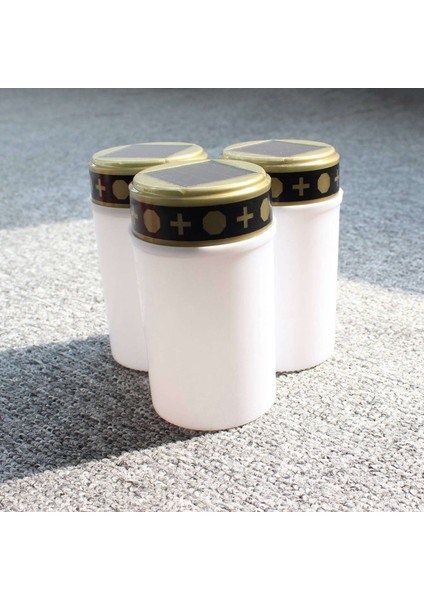 Mezarlık Için Beyaz Mezar Mum Aydınlatma ile Mezar Güneş Işıkları LED Mezar Işık 8 Adet (Yurt Dışından) indirimleri