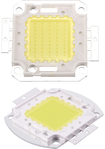 Yüksek Güçlü 50W LED Çip Ampul Lambası Diy Beyaz 3800LM 6500K &amp LED Çip 100W 7500LM Beyaz Ampul Lambası Spot Işığı (Yurt Dışından) fiyatları