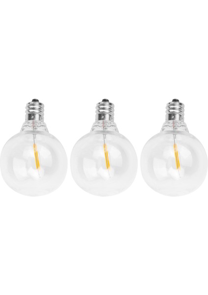 3pcs G40 LED Yedek Ampuller E12 Vidalı Taban Kırpılmaz LED Globe Ampulleri Güneş Dize Işıkları Için Sıcak Beyaz (Yurt Dışından) fiyatları