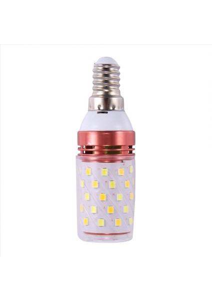 3 Renk Sıcaklık Entegre Smd LED Mısır Lambası E14 AC85V - 265V Sıcak Beyaz Yüksek Işık Koruma Küçük LED LED Fumple 12W (Yurt Dışından)
