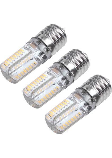 3x E17 Soket 5W 64 LED Lamp Spumlb 3014 Smd Işık Sıcak Beyaz Ac 110V-220V (Yurt Dışından)