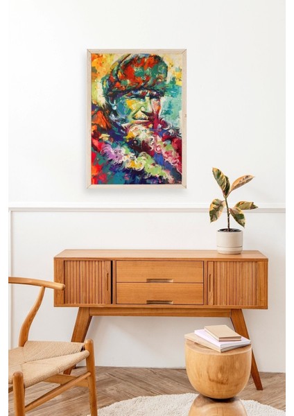 Atatürk Ahşap Çerçeveli Tablo 50 x 70 modelleri