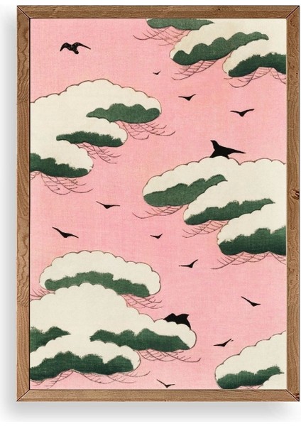 Bitjutsi Sekai Ahşap Çerçeveli Tablo 30 x 42