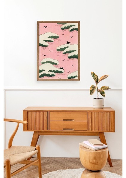 Bitjutsi Sekai Ahşap Çerçeveli Tablo 30 x 42 modelleri