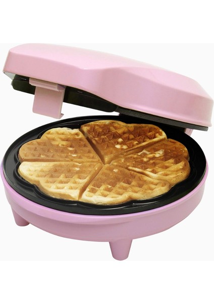 Retro Kalp Şeklinde Waffle Makinesi 700 W