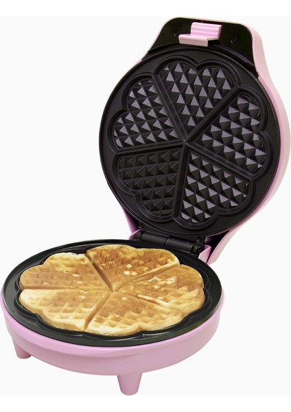 Retro Kalp Şeklinde Waffle Makinesi 700 W fiyatları