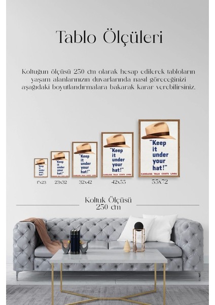 Motto Ahşap Çerçeveli Tablo 30 x 42 indirimleri