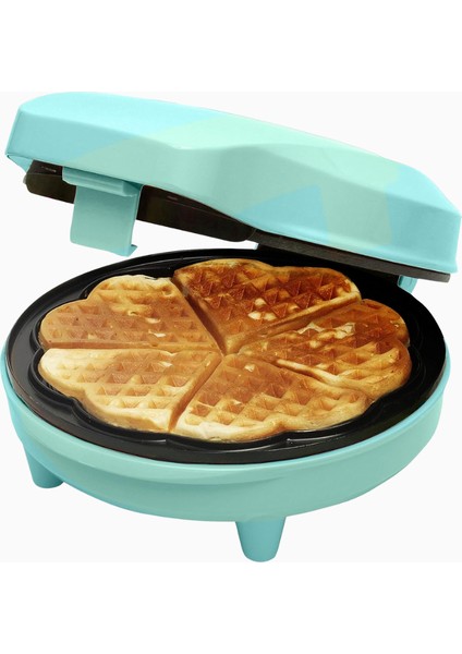 Retro Kalp Şeklinde Waffle Makinesi 700 W