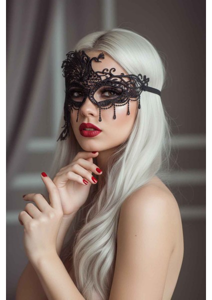 Merry See Özel Tasarım Dantel Göz Maskesi