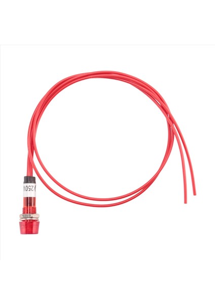Neon Gösterge Pilot Sinyal Lambası Kırmızı Işık Ac 250V W2 Kablolar (Yurt Dışından) modelleri