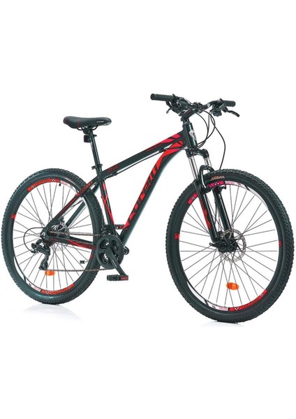 Snoop 5.3 29 Jant 20 Kadro 21 Vites Hd Siyah Neon Kırmızı Bisiklet