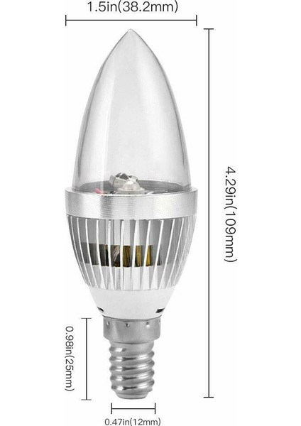 3W Akıllı E12 Rgb LED Renkli Değişiklik 24 Mum Uzaktan Kumanda Düğmesi Şeffaf Abajur (Yurt Dışından) fiyatları