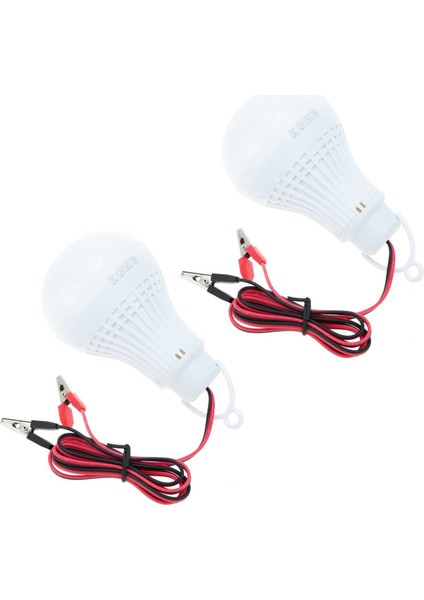 2x Dc 12V 7W LED Ampul Genel Ampul Tipi Ev / Kamp / Yürüyüş / Acil Durum / Dış Mekan (Yurt Dışından)