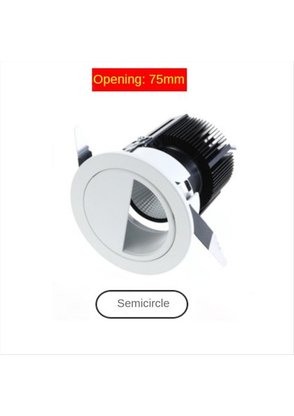 LED Flush Montajlı Tavan Işığı 7W Tavan Anti-Gazle Tavan Gömülü Işıklar Yüksek Geçfim Düz Spist Işığı 6000K (Yurt Dışından) fırsatları