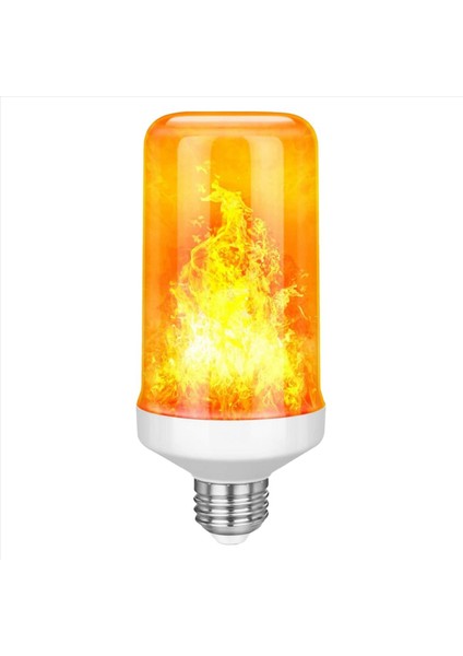 4x LED Flame Effect Ampul E27 Dekoratif Titreyen Gerçekçi Ateş Işıkları Ampul Festival Dekorasyon Lambası White-E (Yurt Dışından) indirimleri
