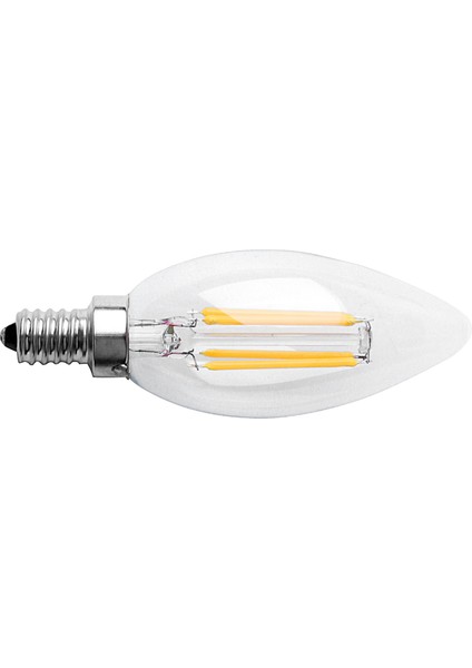 4x Dimmable E12 4W Cob Cob Edison Mum Flame Filament LED Ampul Lambası 10X3 5cm (Yurt Dışından) fiyatları