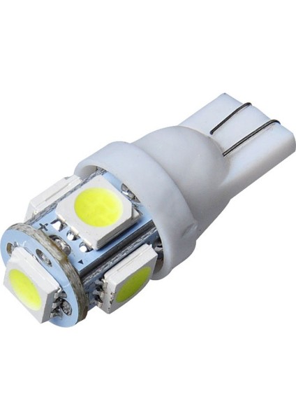 100PCS T10 Beyaz 168 194 501 W5W 5 Smd LED Araba Yan Işık Lambası Ampul Dc 12V (Yurt Dışından) fiyatları