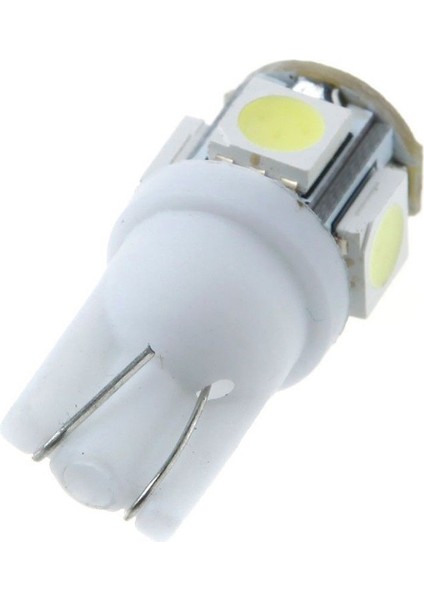 100PCS T10 Beyaz 168 194 501 W5W 5 Smd LED Araba Yan Işık Lambası Ampul Dc 12V (Yurt Dışından) modelleri