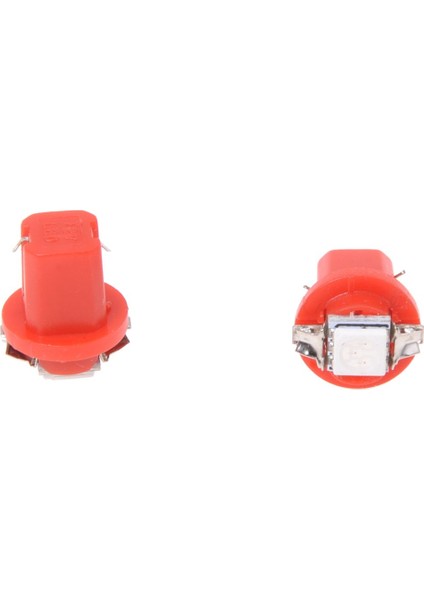 20X T5 B8 5d Araba Gösterge 5050 1smd LED Kapalı Kaydak Kayısı Yan Ampul Kırmızısı (Yurt Dışından) fiyatları