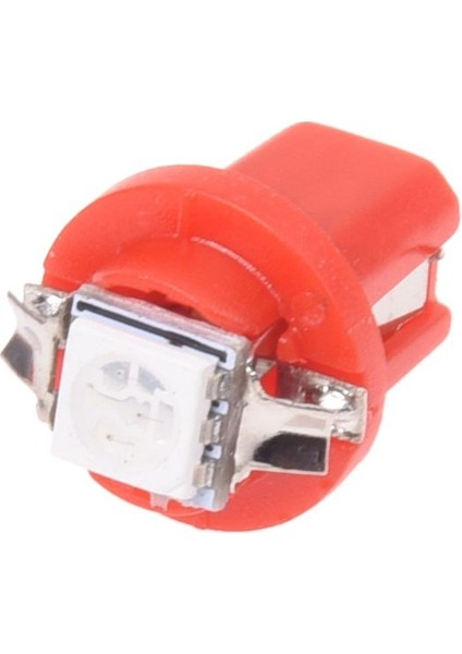 20X T5 B8 5d Araba Gösterge 5050 1smd LED Kapalı Kaydak Kayısı Yan Ampul Kırmızısı (Yurt Dışından) fırsatları