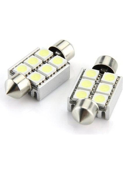 10 x 36MM 5050 Smd 6 Canbus LED Festousun Kumu Pum Lamp Araç Beyaz (Yurt Dışından) fiyatları