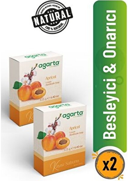 Doğal Kayısı Sabunu 125 G Nemlendirici Özellikli Lüks El Yapımı Sabun fiyatları