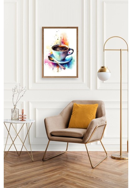 Kahve Ahşap Çerçeveli Tablo 30 x 42 fiyatları