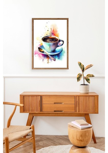 Kahve Ahşap Çerçeveli Tablo 30 x 42 modelleri