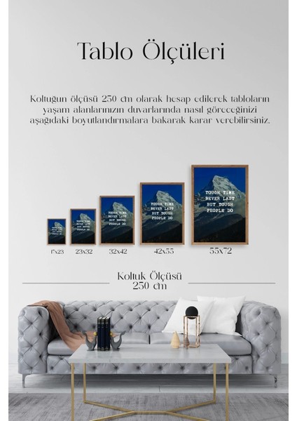 Motto Ahşap Çerçeveli Tablo 17 x 23 indirimleri