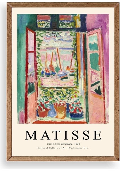 Matisse Ahşap Çerçeveli Tablo 23 x 30