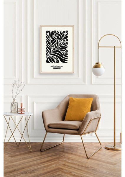 Soyut Ahşap Çerçeveli Tablo 30 x 42 fiyatları