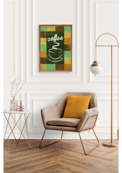 Kahve Ahşap Çerçeveli Tablo 50 x 70 fiyatları