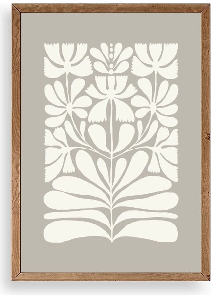 Desen Ahşap Çerçeveli Tablo 30 x 42