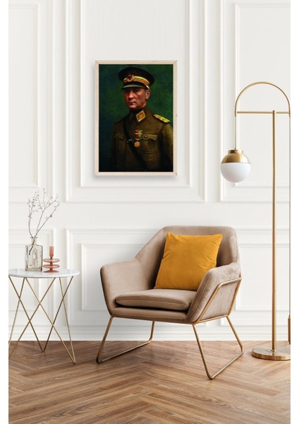 Atatürk Ahşap Çerçeveli Tablo 17 x 23 fiyatları
