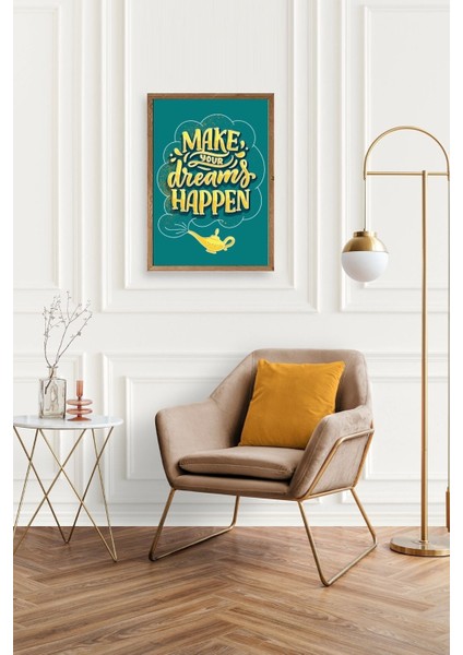 Motto Ahşap Çerçeveli Tablo 23 x 30 fiyatları