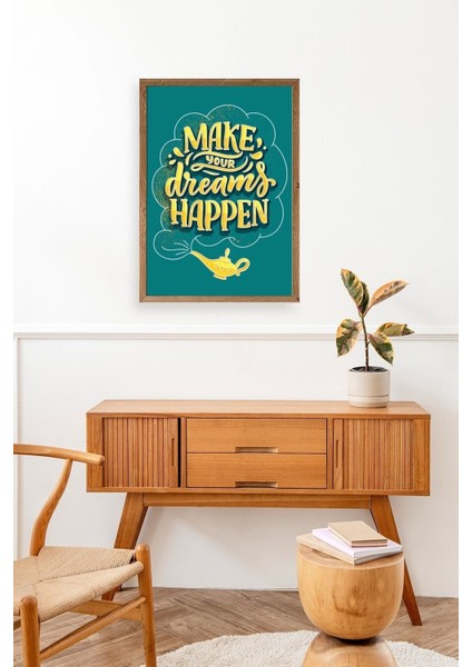 Motto Ahşap Çerçeveli Tablo 23 x 30 modelleri