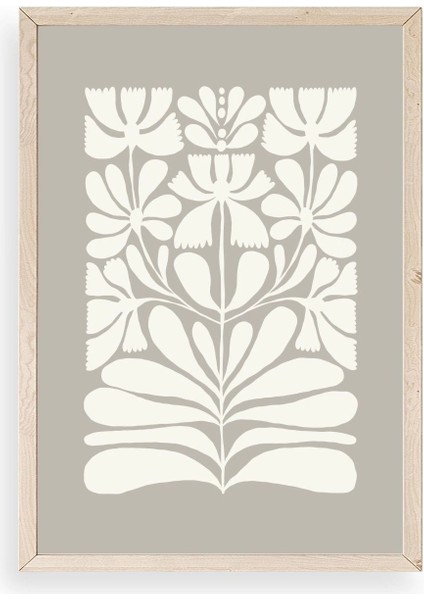 Desen Ahşap Çerçeveli Tablo 30 x 42