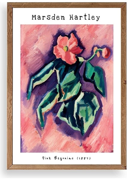 Marsden Hartley Ahşap Çerçeveli Tablo 30 x 42