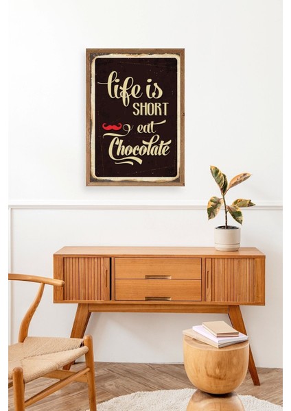 Motto Ahşap Çerçeveli Tablo 17 x 23 modelleri